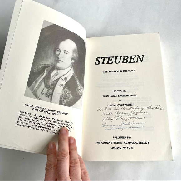 Paperback Softcover Book Steuben The Baron and the Town Remsen Historical - Picture 6 of 13